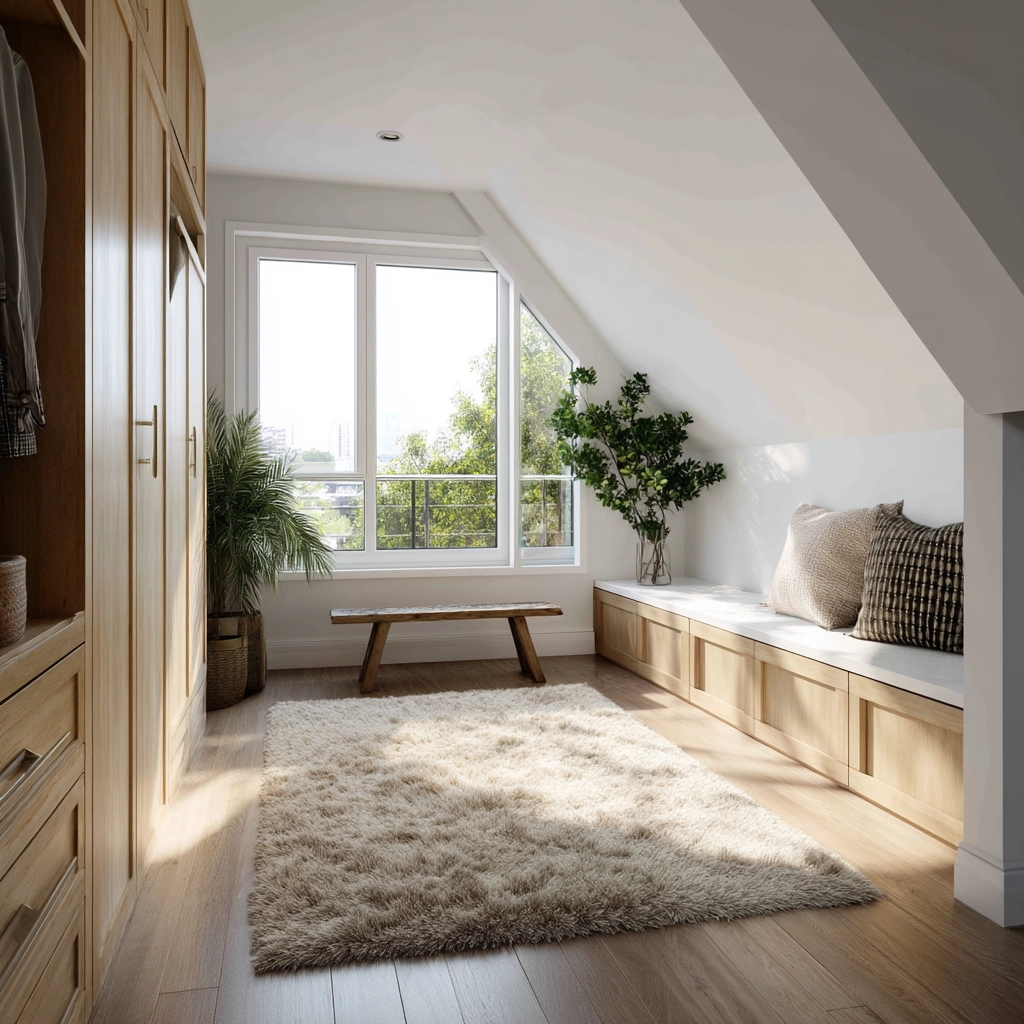 Attic Walk In Closet 15