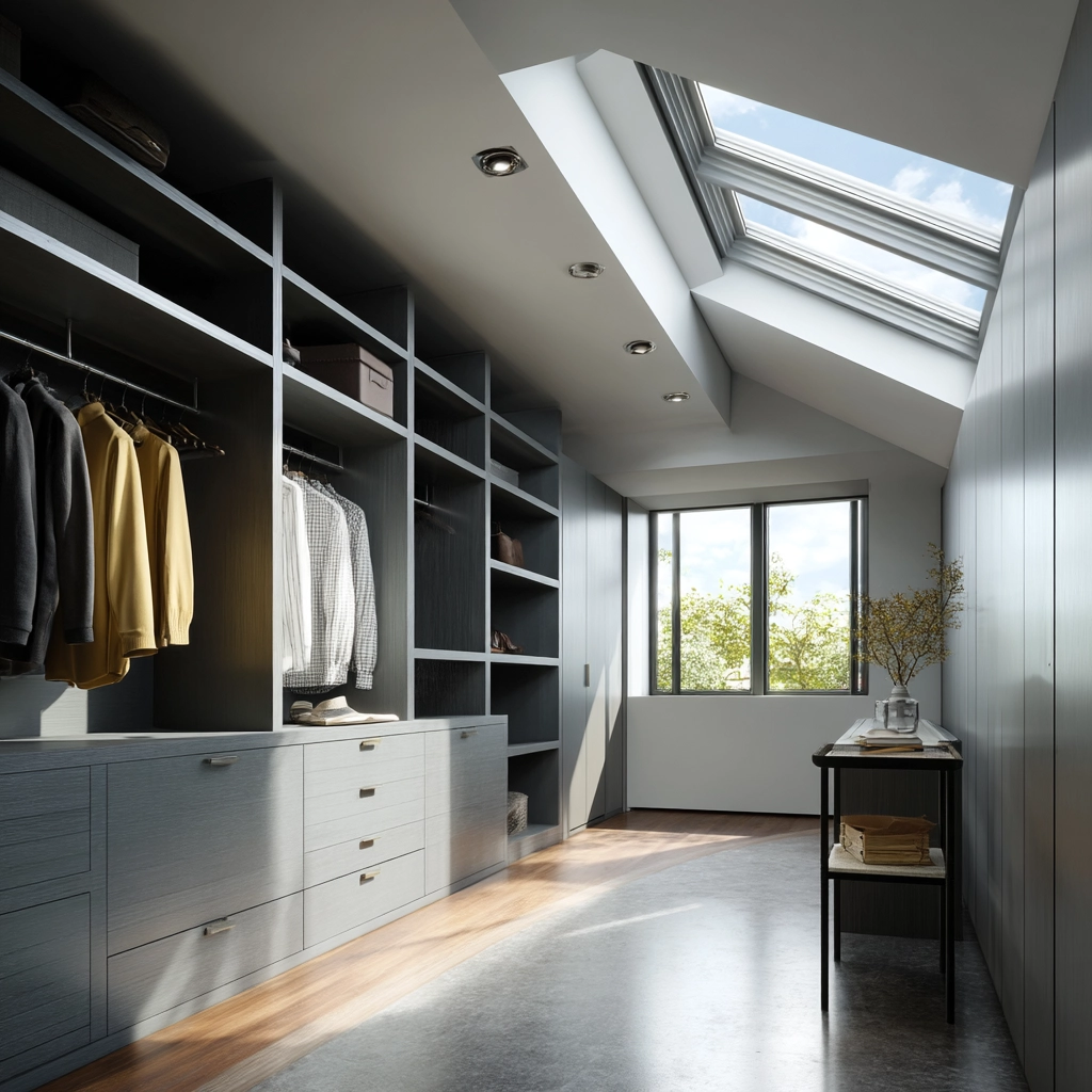 Attic Walk In Closet 18