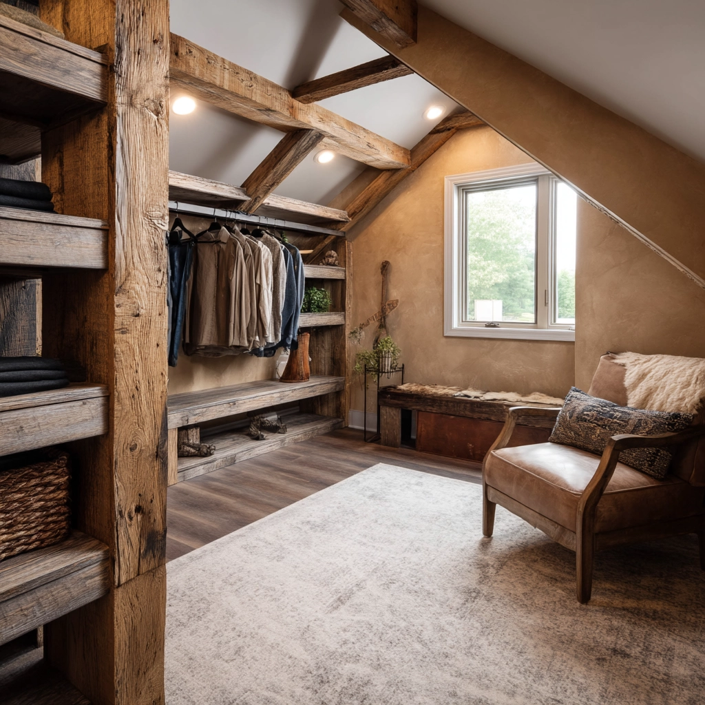 Attic Walk In Closet 24