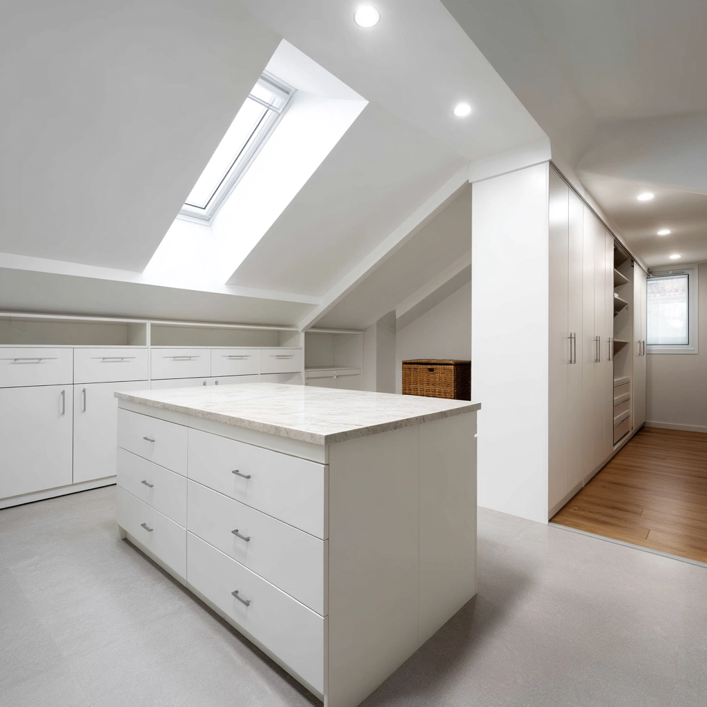 Attic Walk In Closet 25