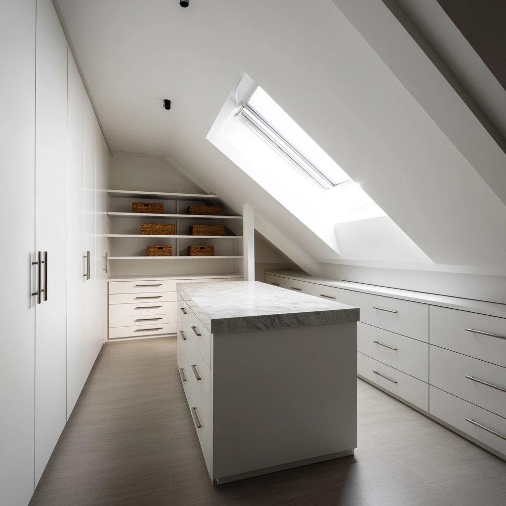 Attic Walk In Closet 26