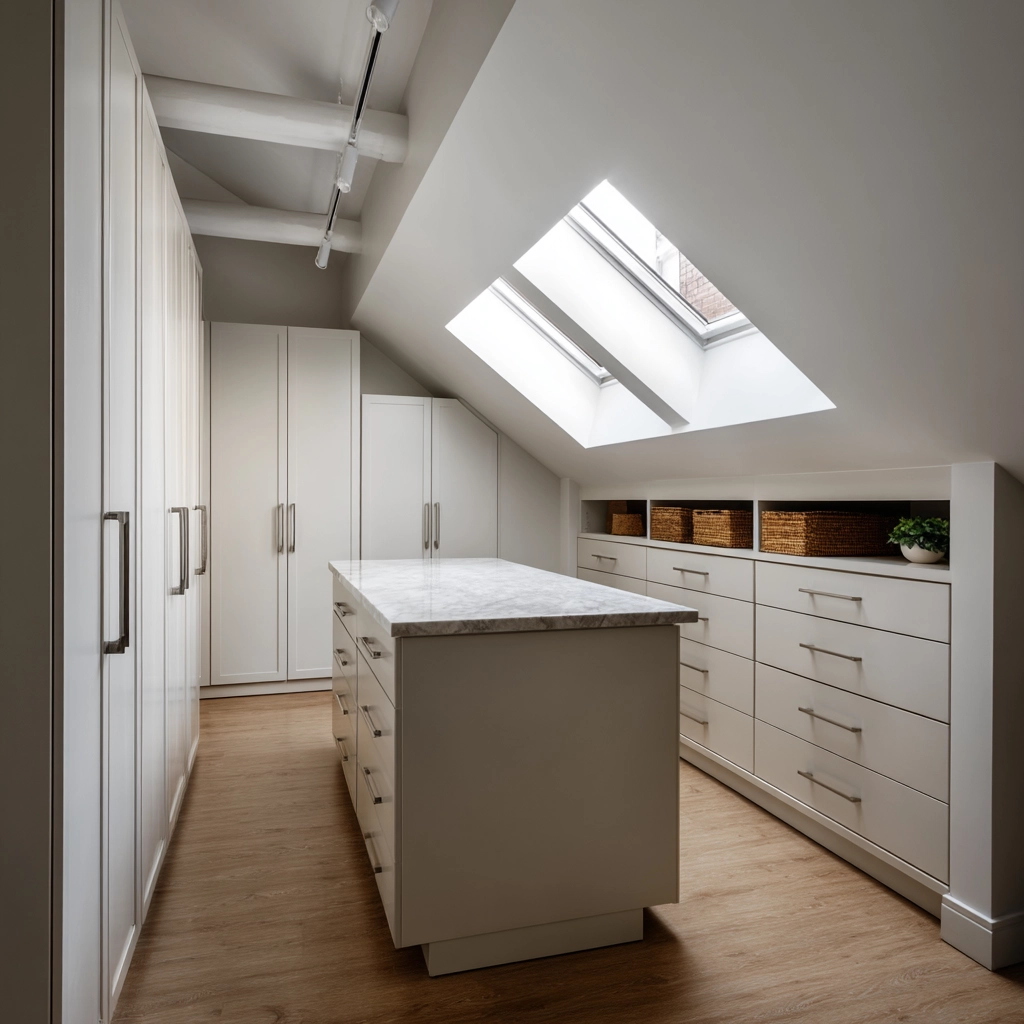 Attic Walk In Closet 27