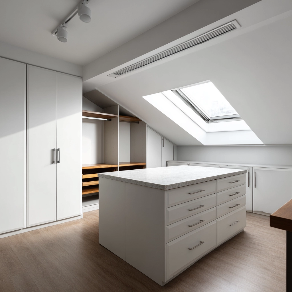 Attic Walk In Closet 28