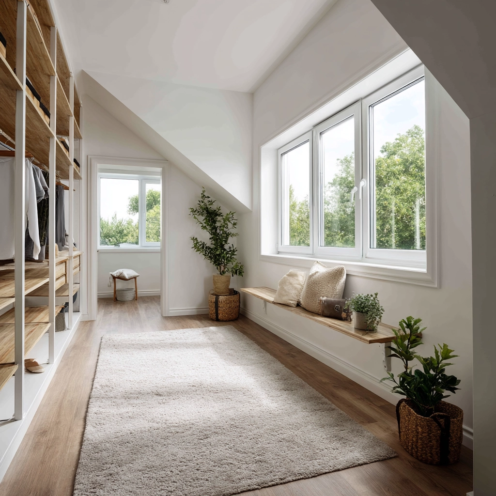 Attic Walk In Closet 31