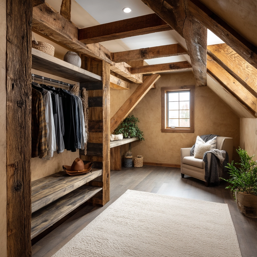 Attic Walk In Closet 37