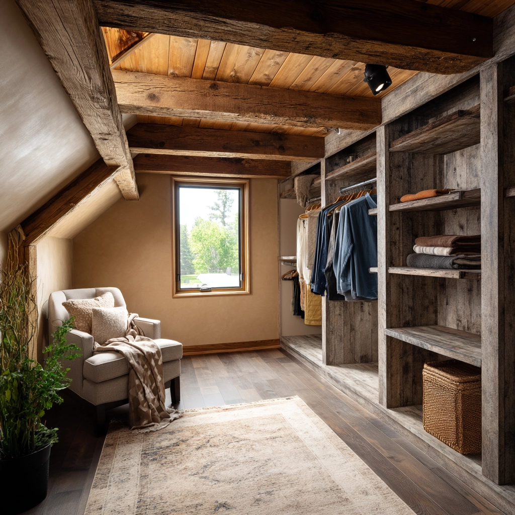 Attic Walk In Closet 39