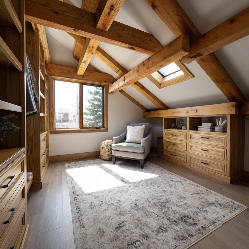 Attic Walk In Closet 4