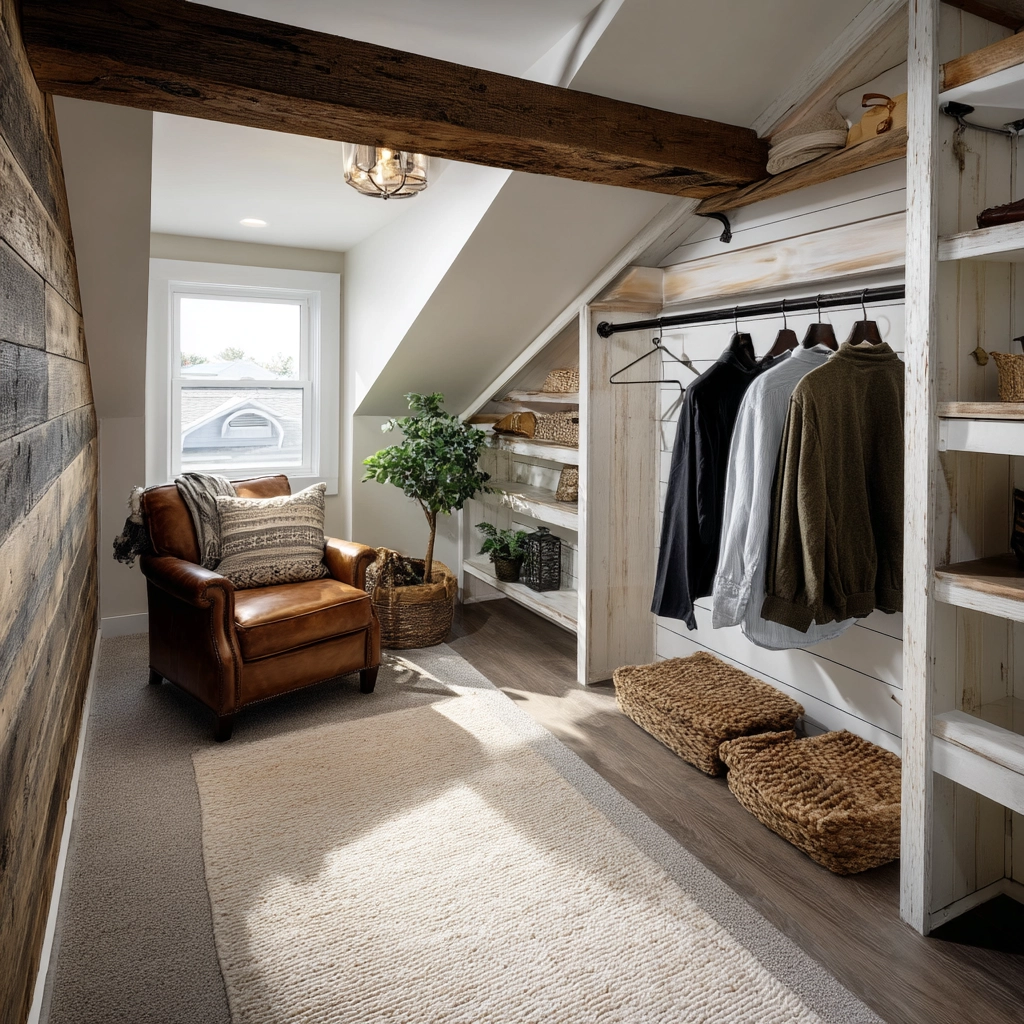 Attic Walk In Closet 47