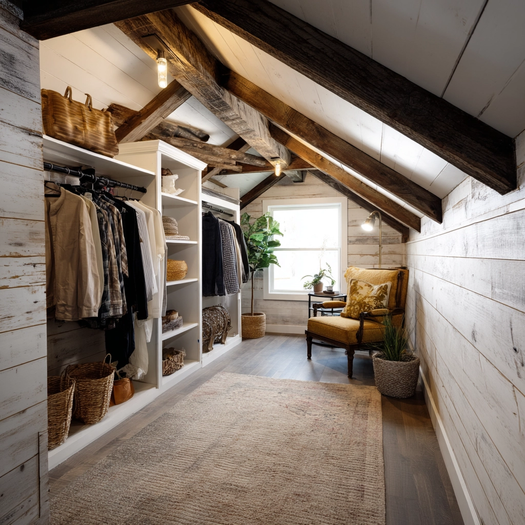 Attic Walk In Closet 48