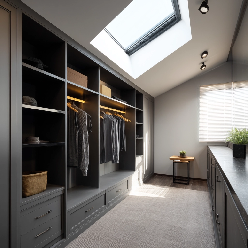 Attic Walk In Closet 53