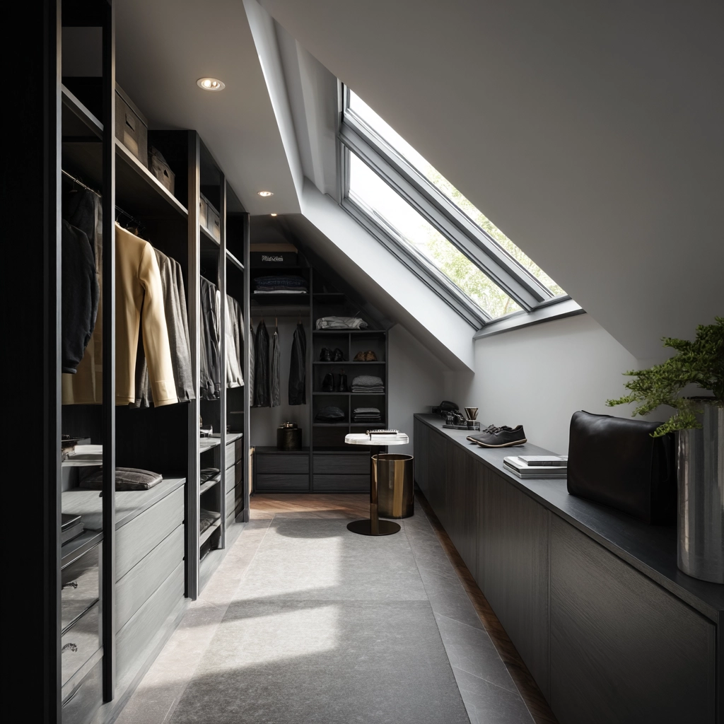 Attic Walk In Closet 54