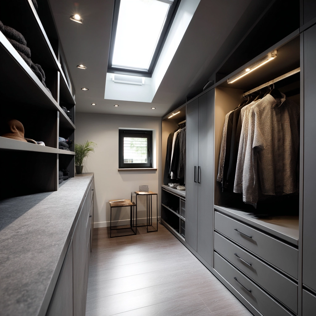 Attic Walk In Closet 55