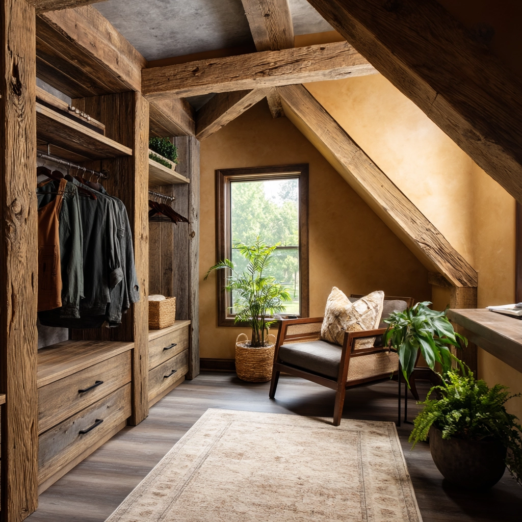 Attic Walk In Closet 58