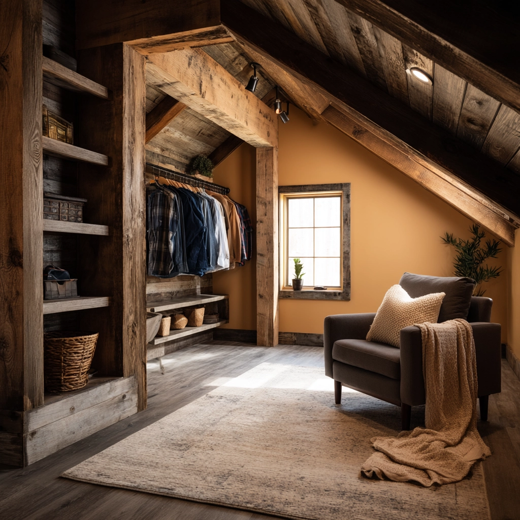 Attic Walk In Closet 59