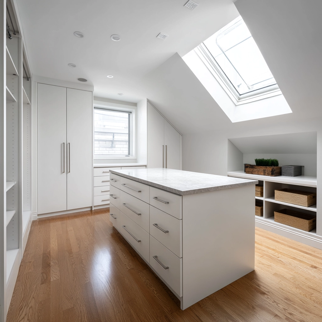 Attic Walk In Closet 6