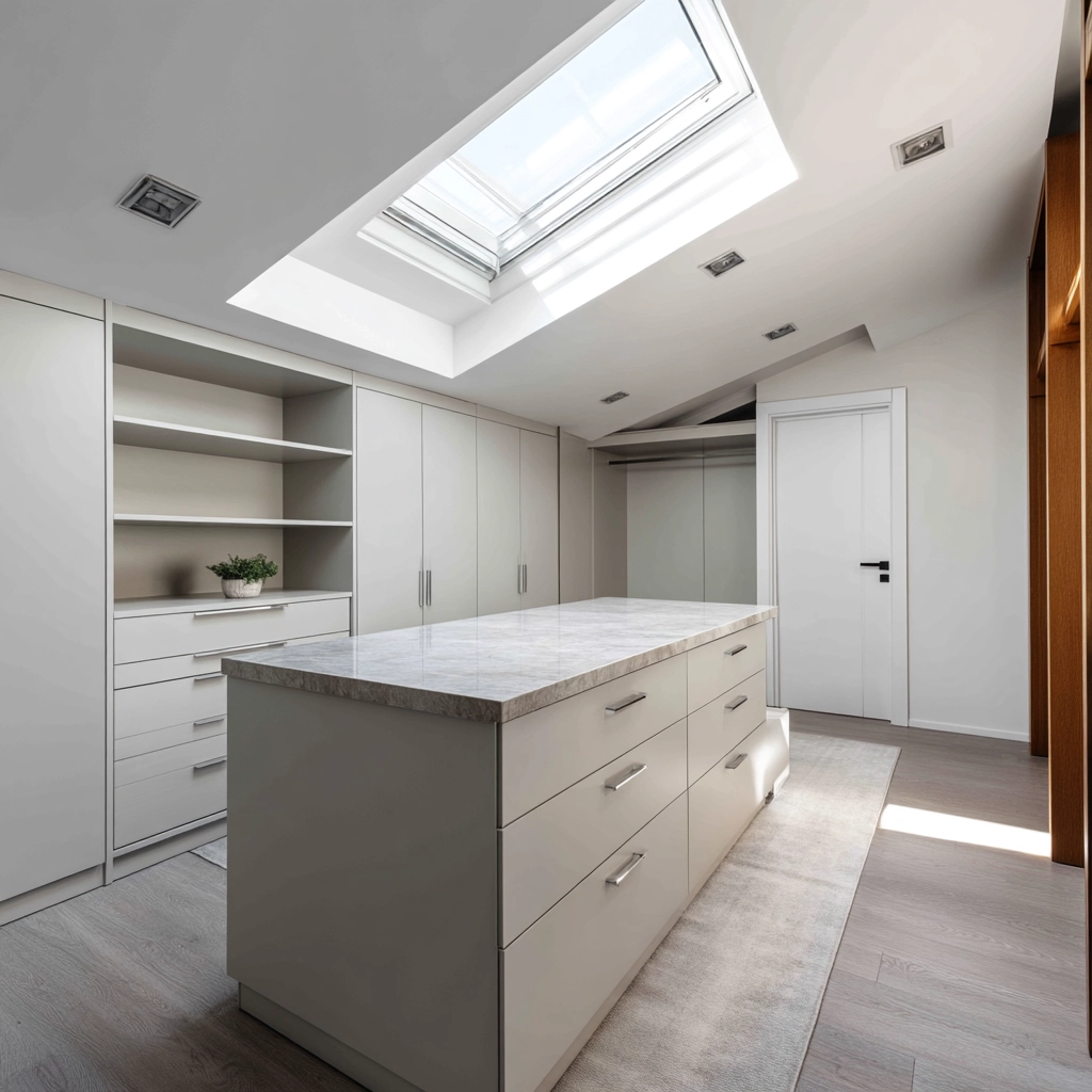 Attic Walk In Closet 64