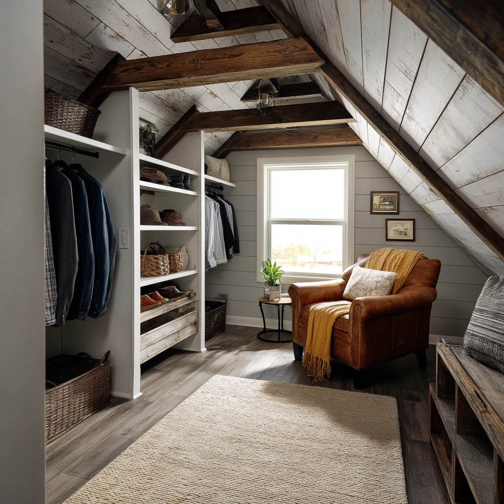 Attic Walk In Closet 65