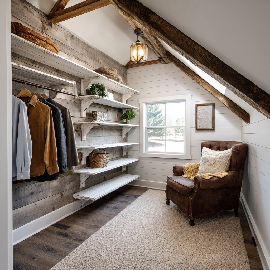 Attic Walk In Closet 66