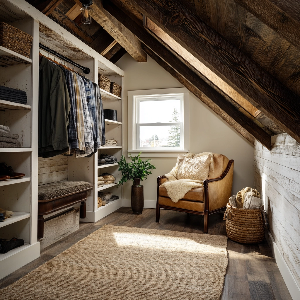 Attic Walk In Closet 67