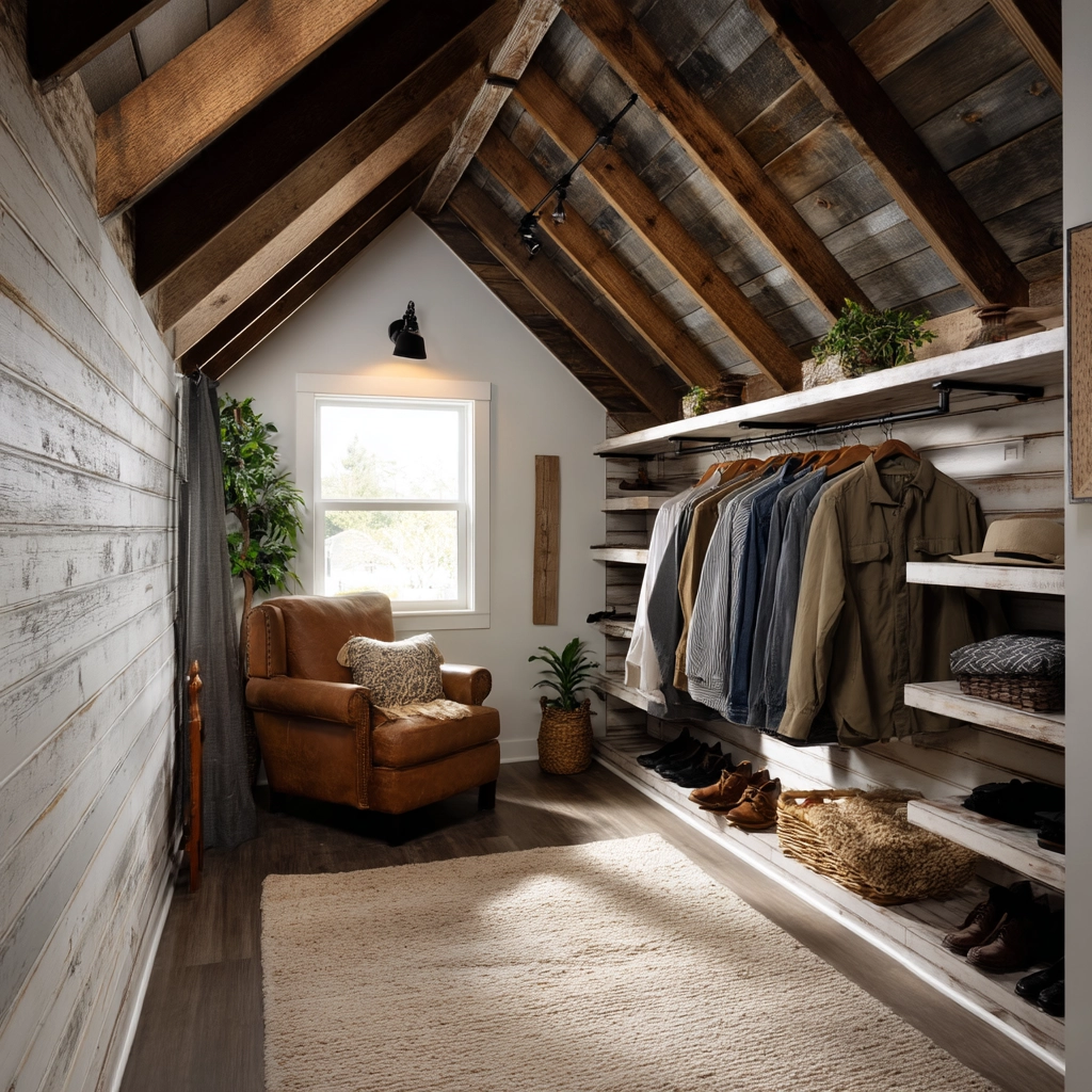 Attic Walk In Closet 68