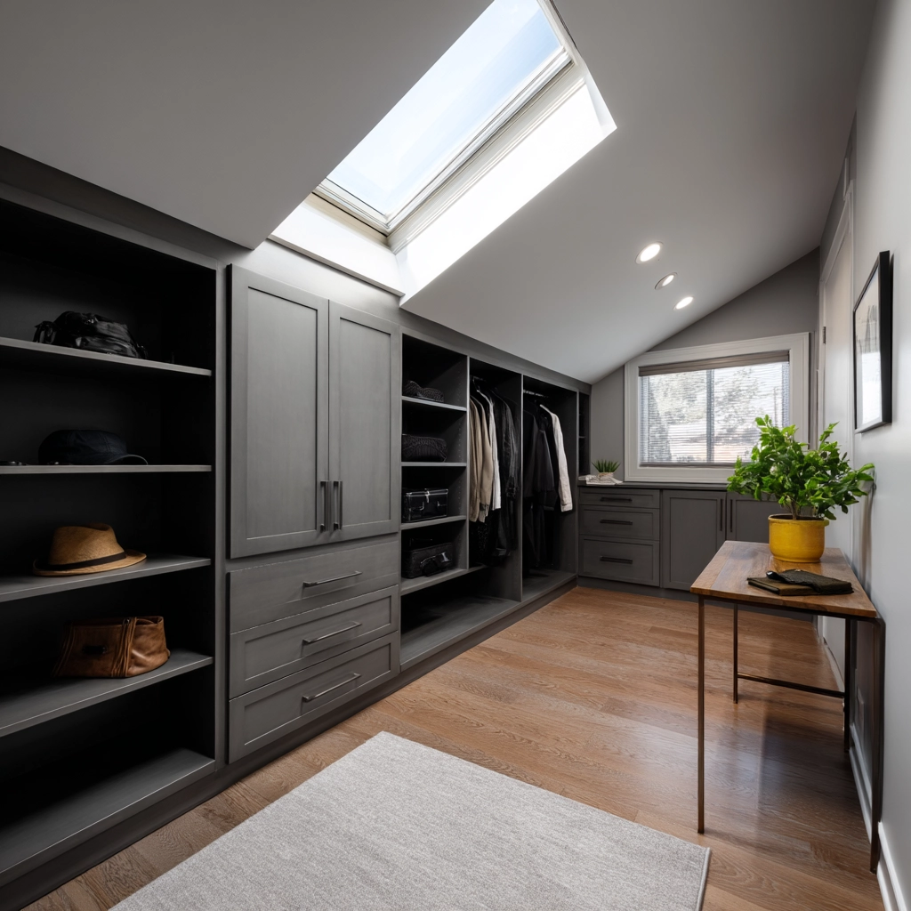 Attic Walk In Closet 74