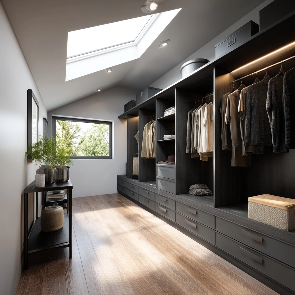 Attic Walk In Closet 76