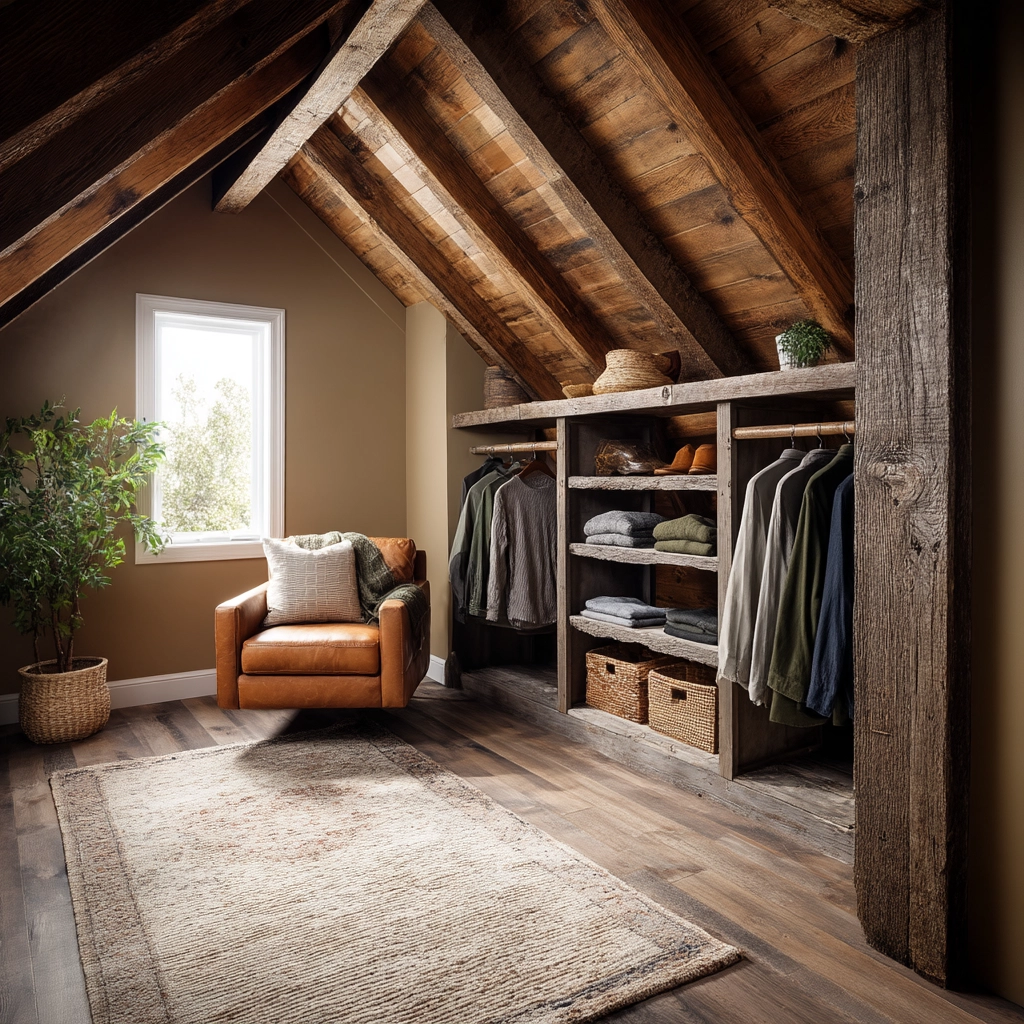 Attic Walk In Closet 77