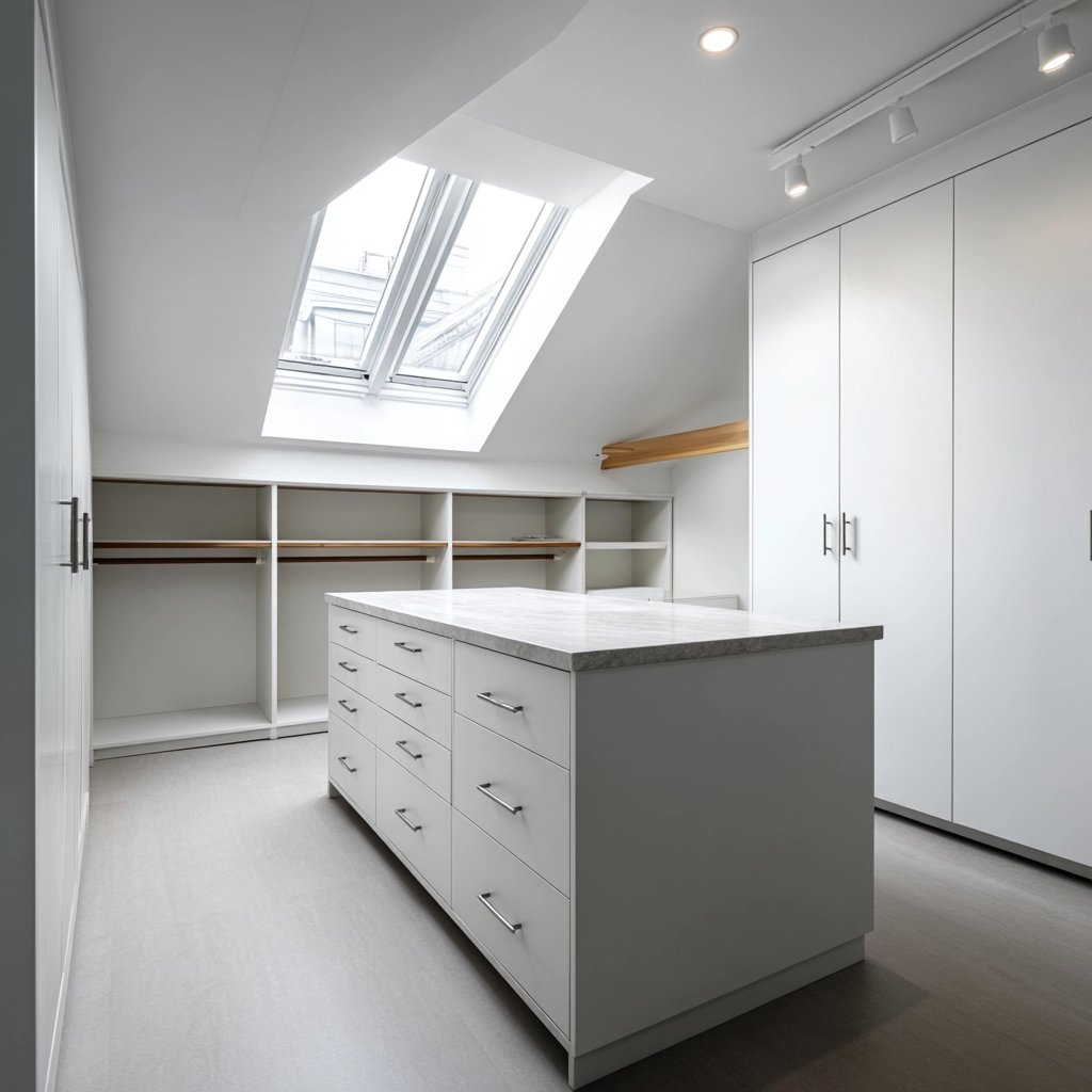 Attic Walk In Closet 8