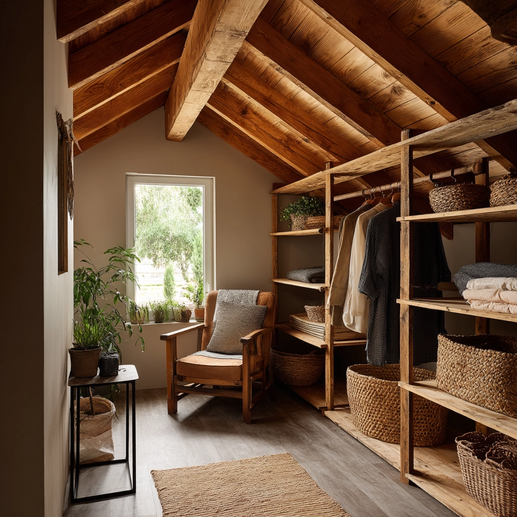 Attic Walk In Closet 9