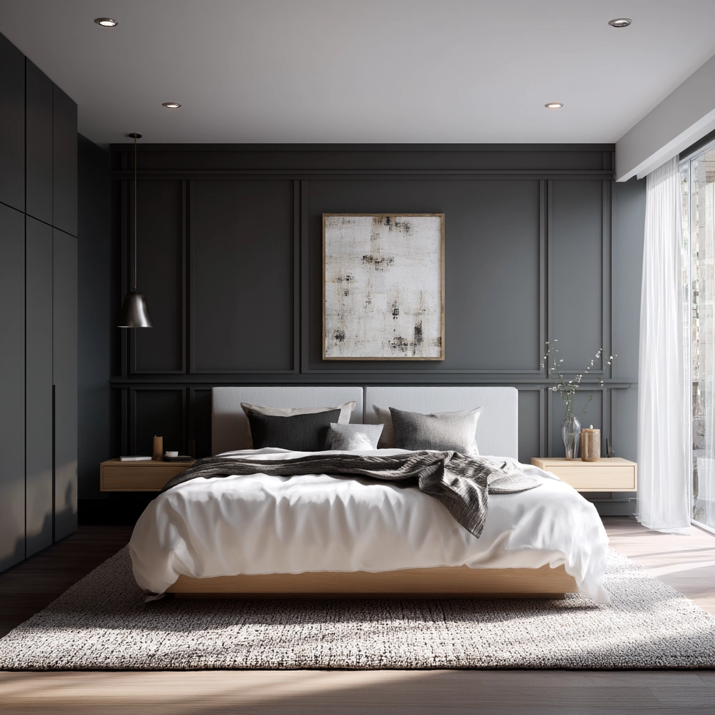 Bedroom Accent Wall Ideas 23