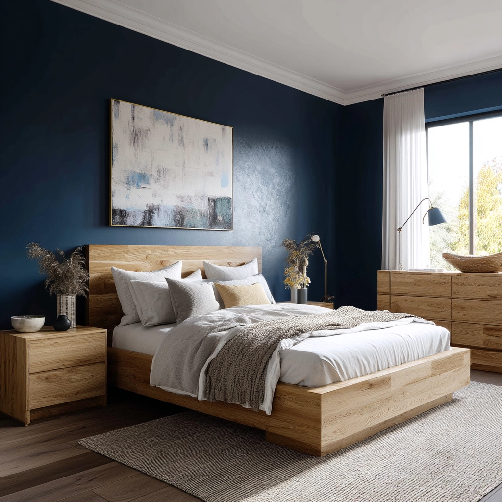 Bedroom Accent Wall Ideas 54