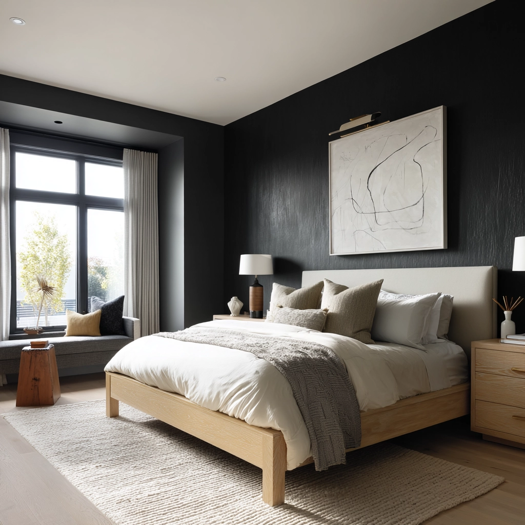 Bedroom Accent Wall Ideas 76
