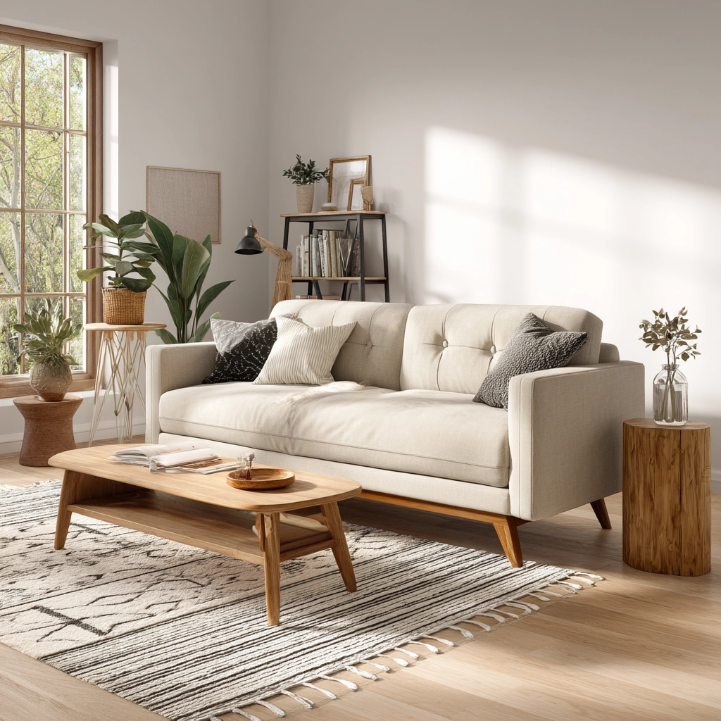 Beige Living Room Ideas 17