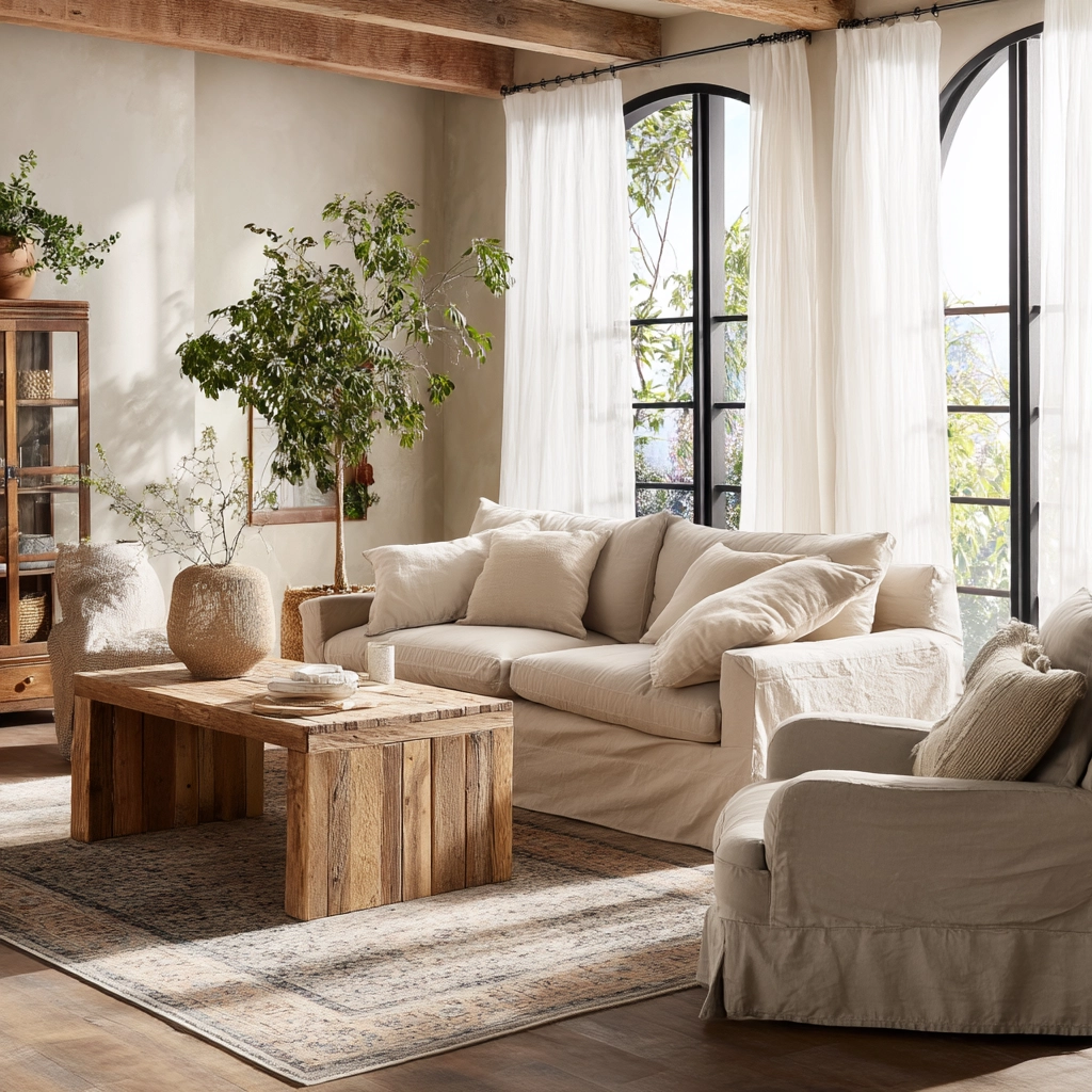 Beige Living Room Ideas 26