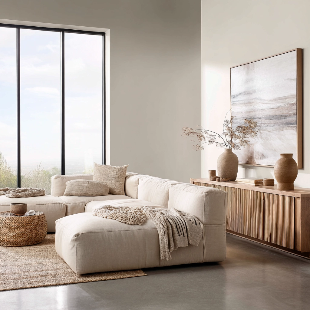 Beige Living Room Ideas 29