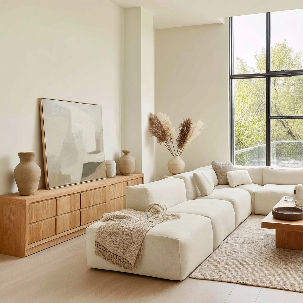 Beige Living Room Ideas 31