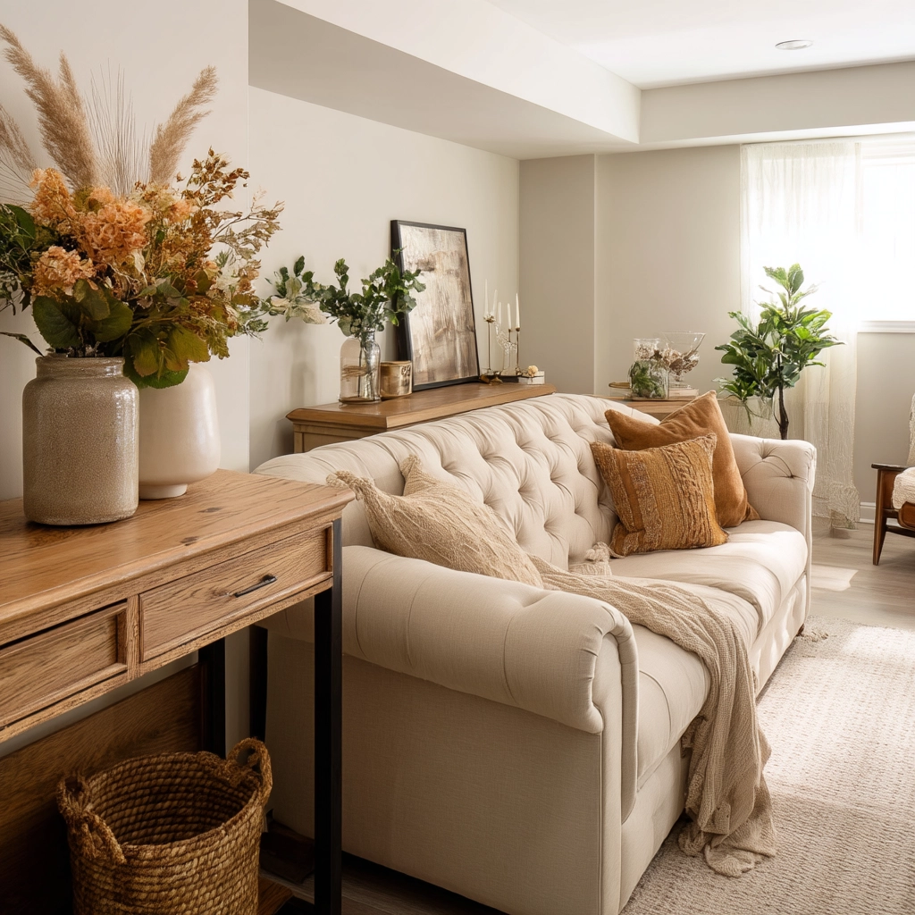Beige Living Room Ideas 34