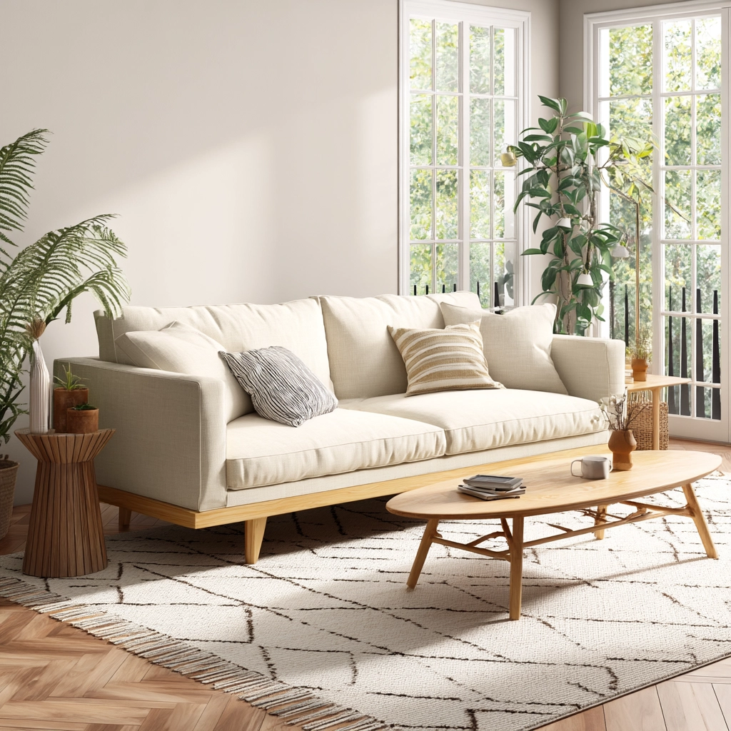 Beige Living Room Ideas 38