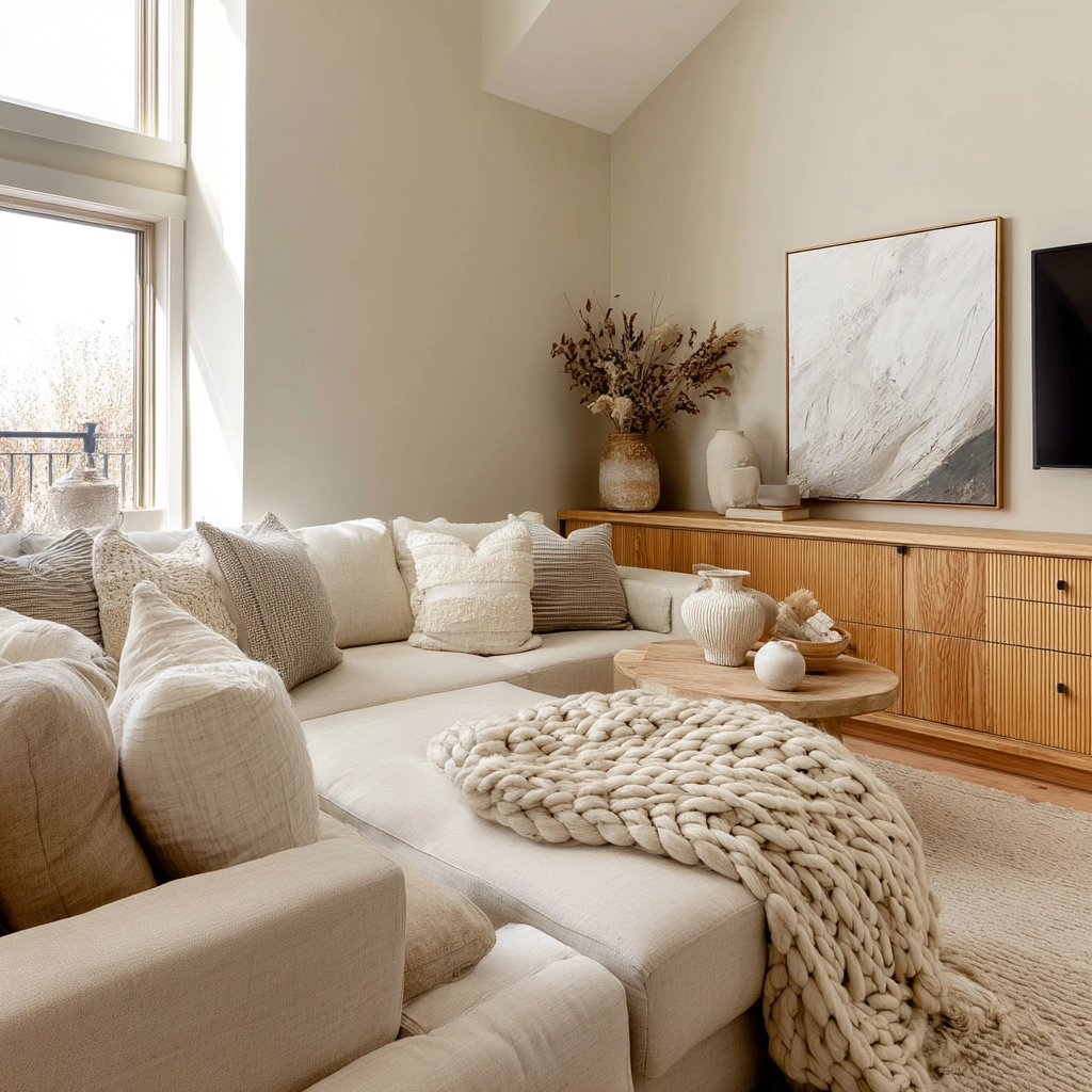 Beige Living Room Ideas 41