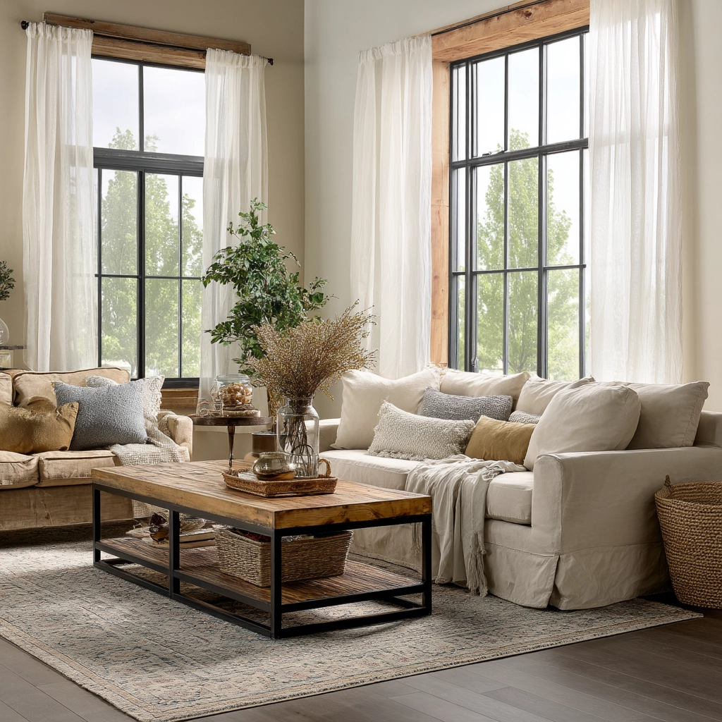 Beige Living Room Ideas 45