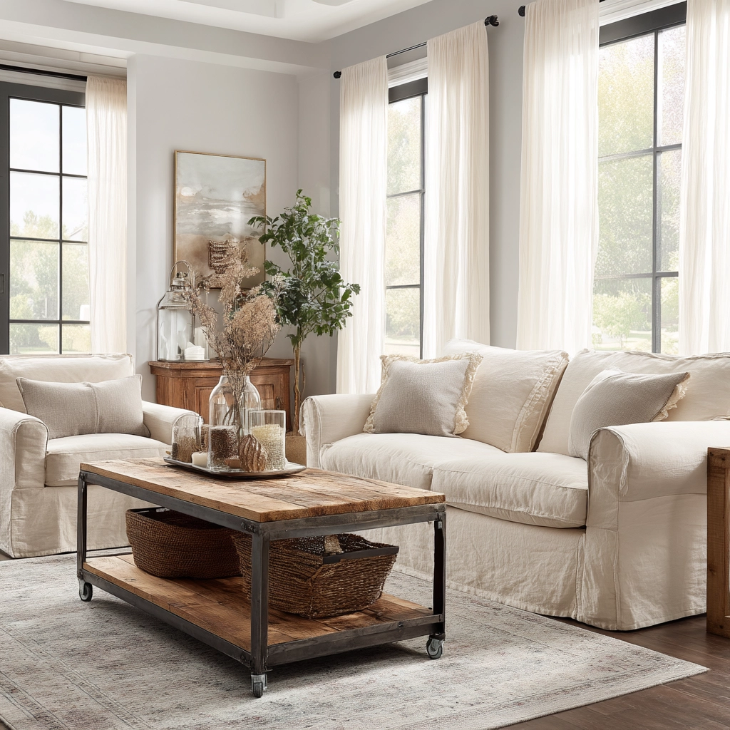 Beige Living Room Ideas 48