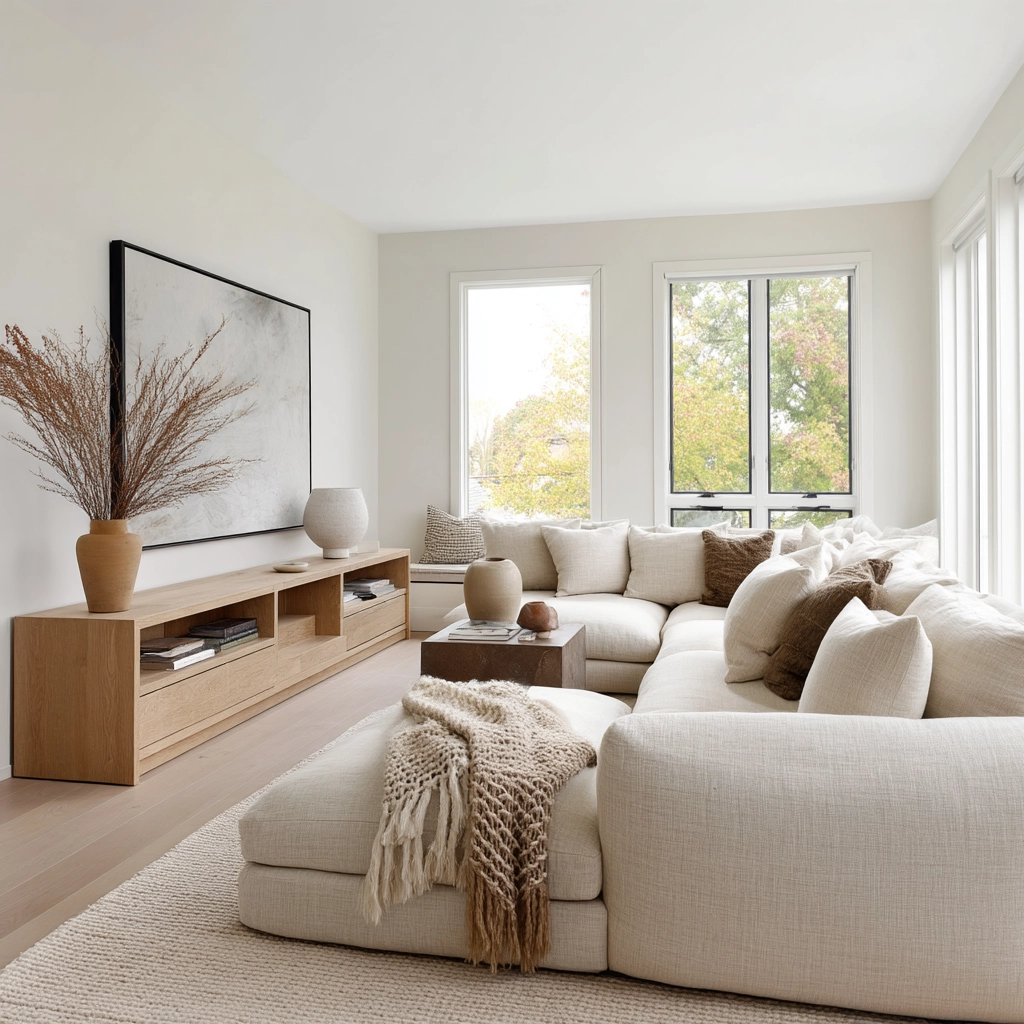 Beige Living Room Ideas 49