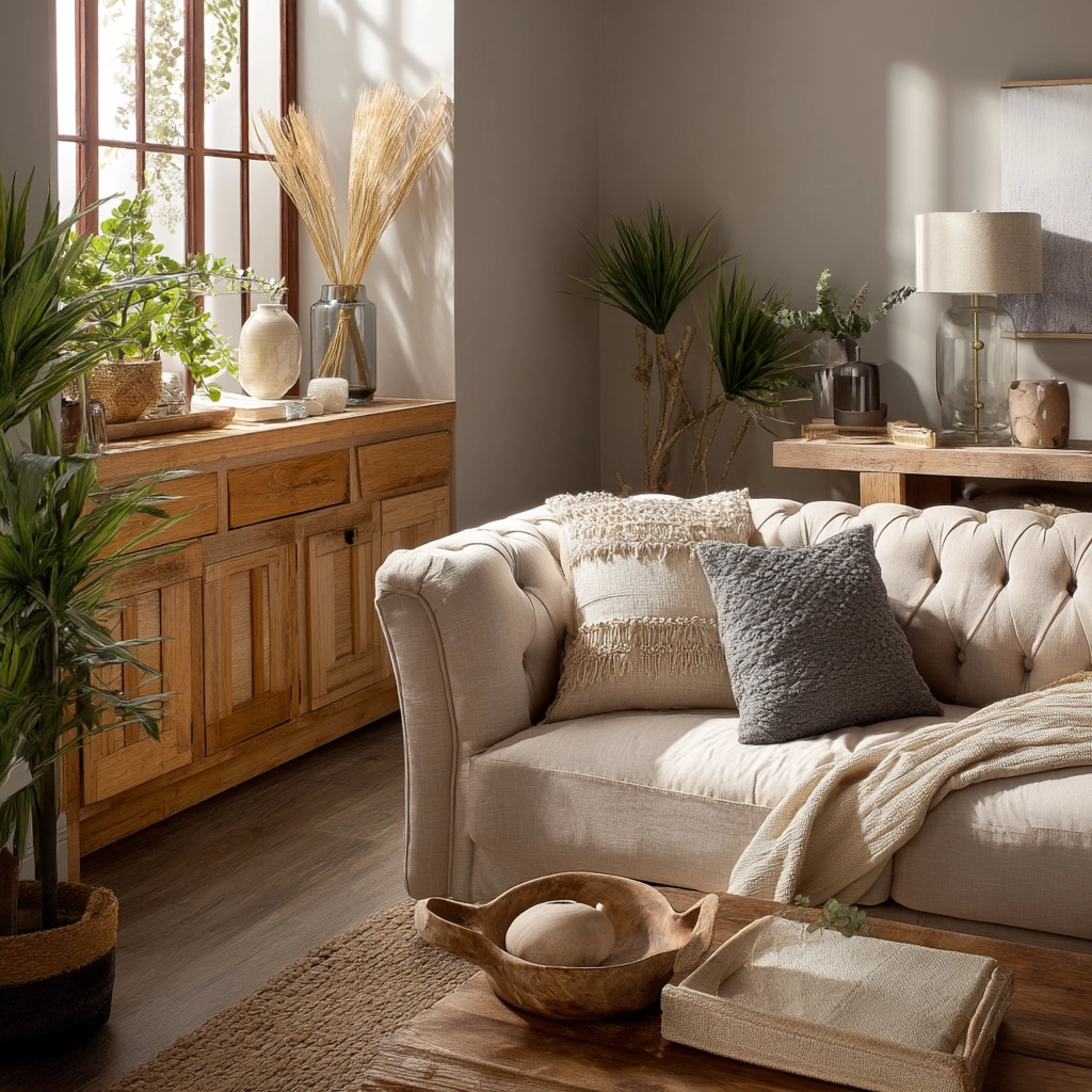 Beige Living Room Ideas 53