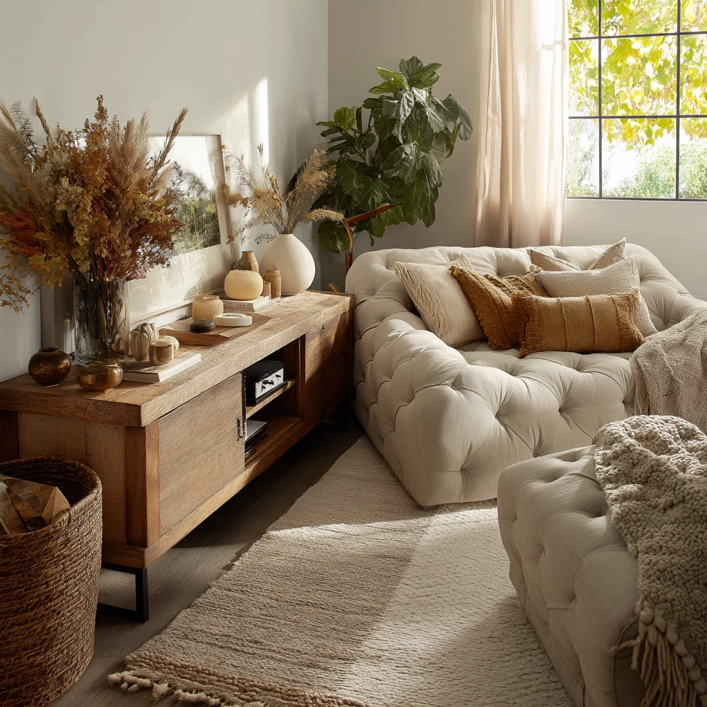 Beige Living Room Ideas 54