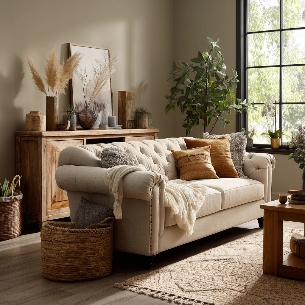Beige Living Room Ideas 56