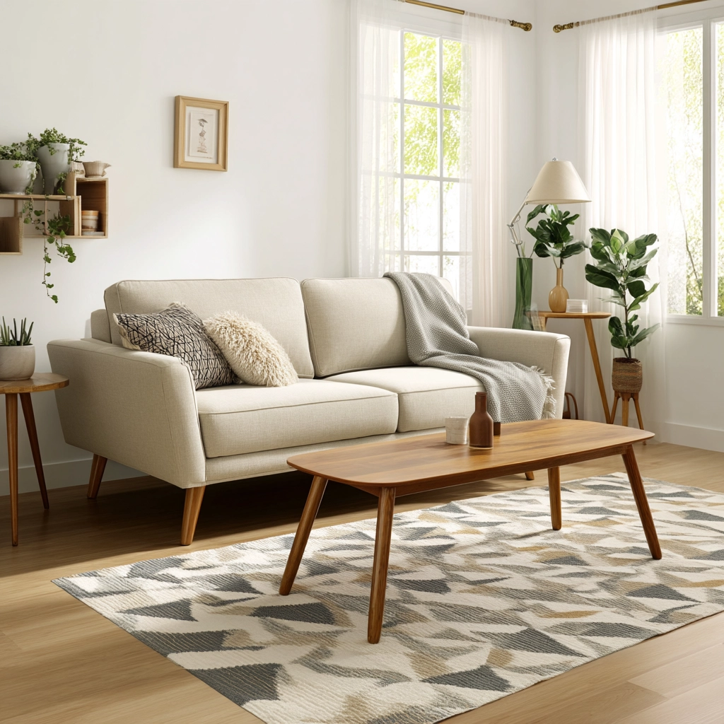 Beige Living Room Ideas 58