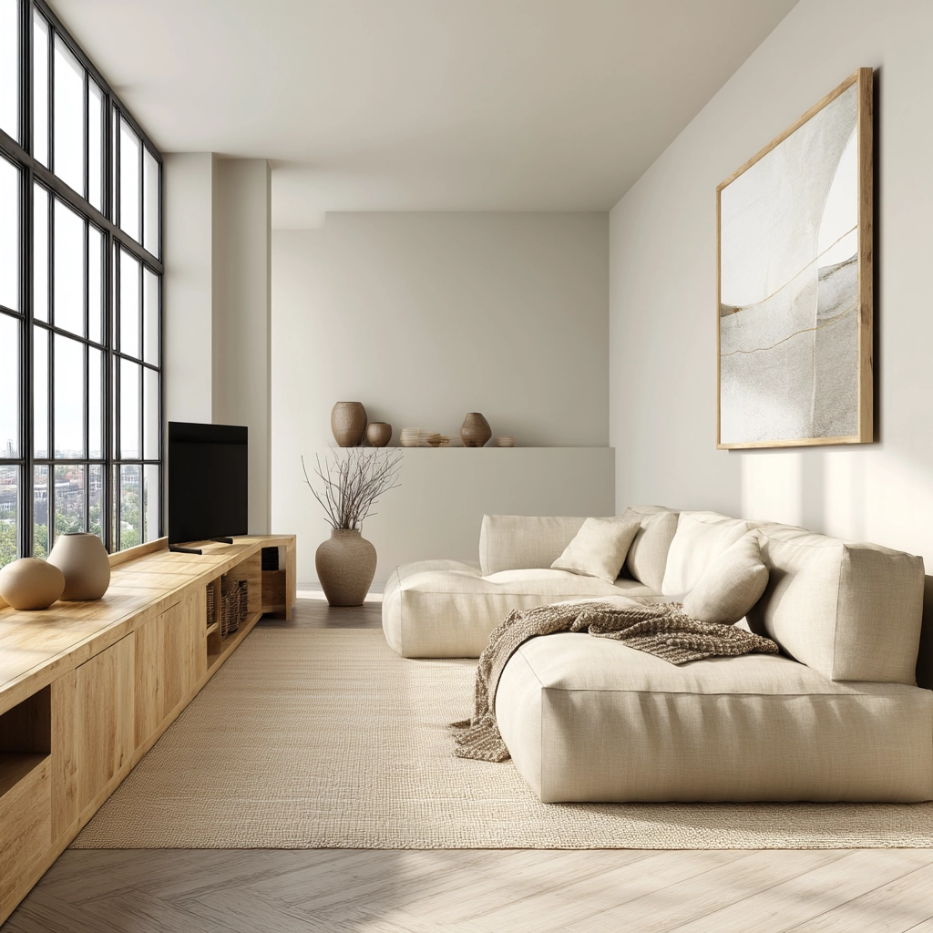 Beige Living Room Ideas 7