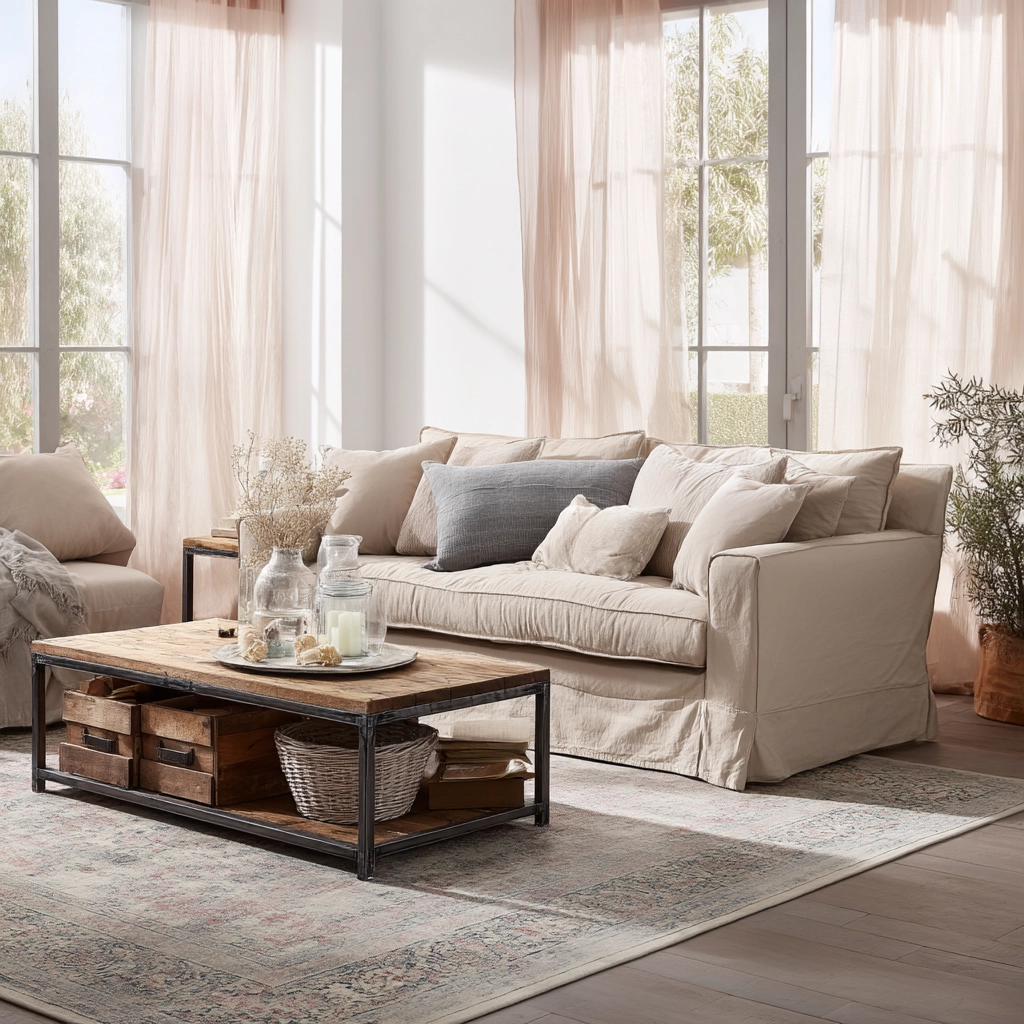 Beige Living Room Ideas 9