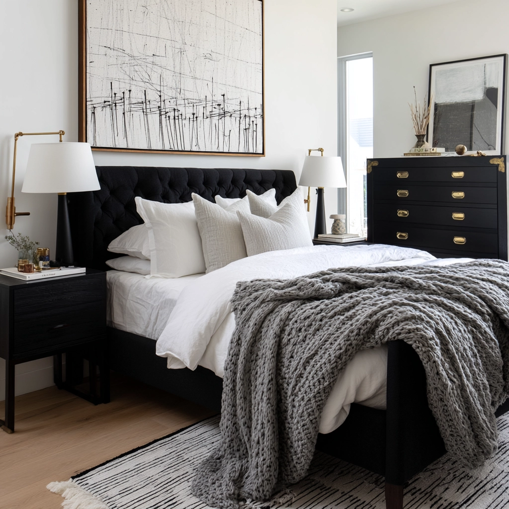 Black And White Bedroom Ideas 38