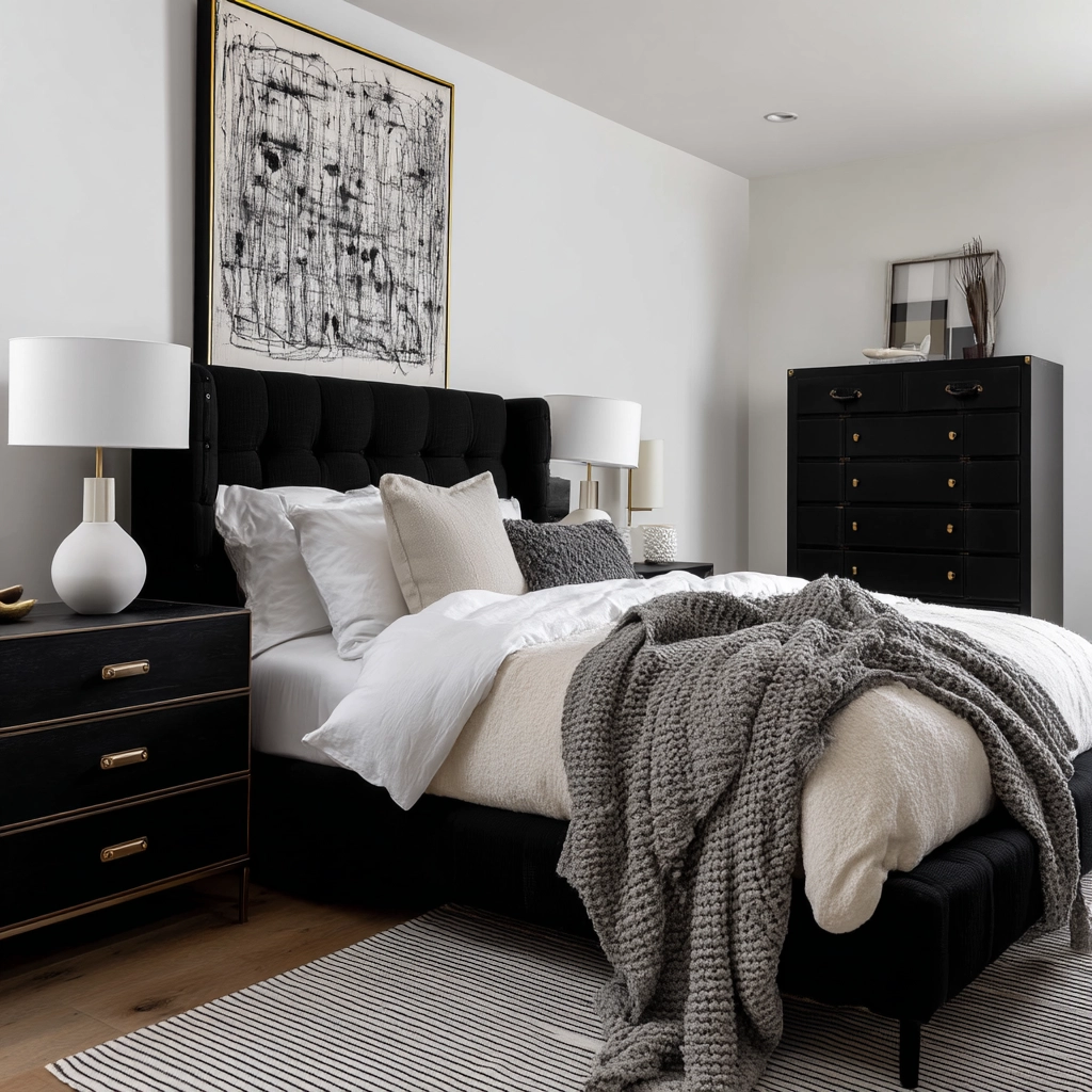 Black And White Bedroom Ideas 40
